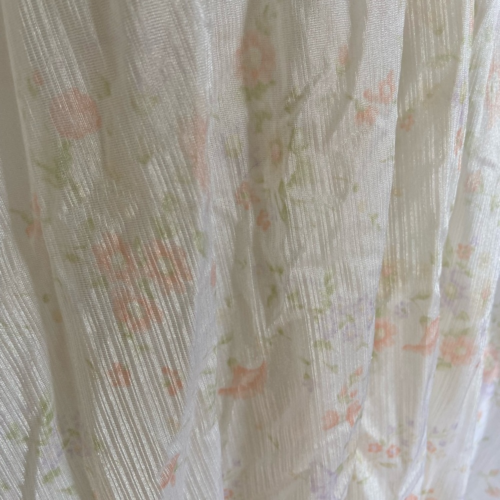 Vintage Sheer Floral Nightgown - Picture 4 of 4